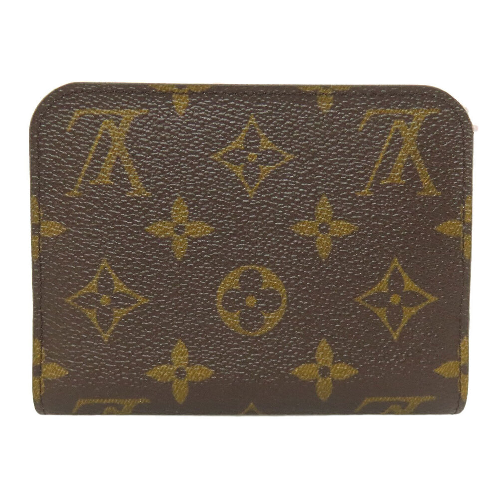Louis Vuitton Bi Portemonnaie Insolite Fleurie fold Wallet Monogram Canvas Brown